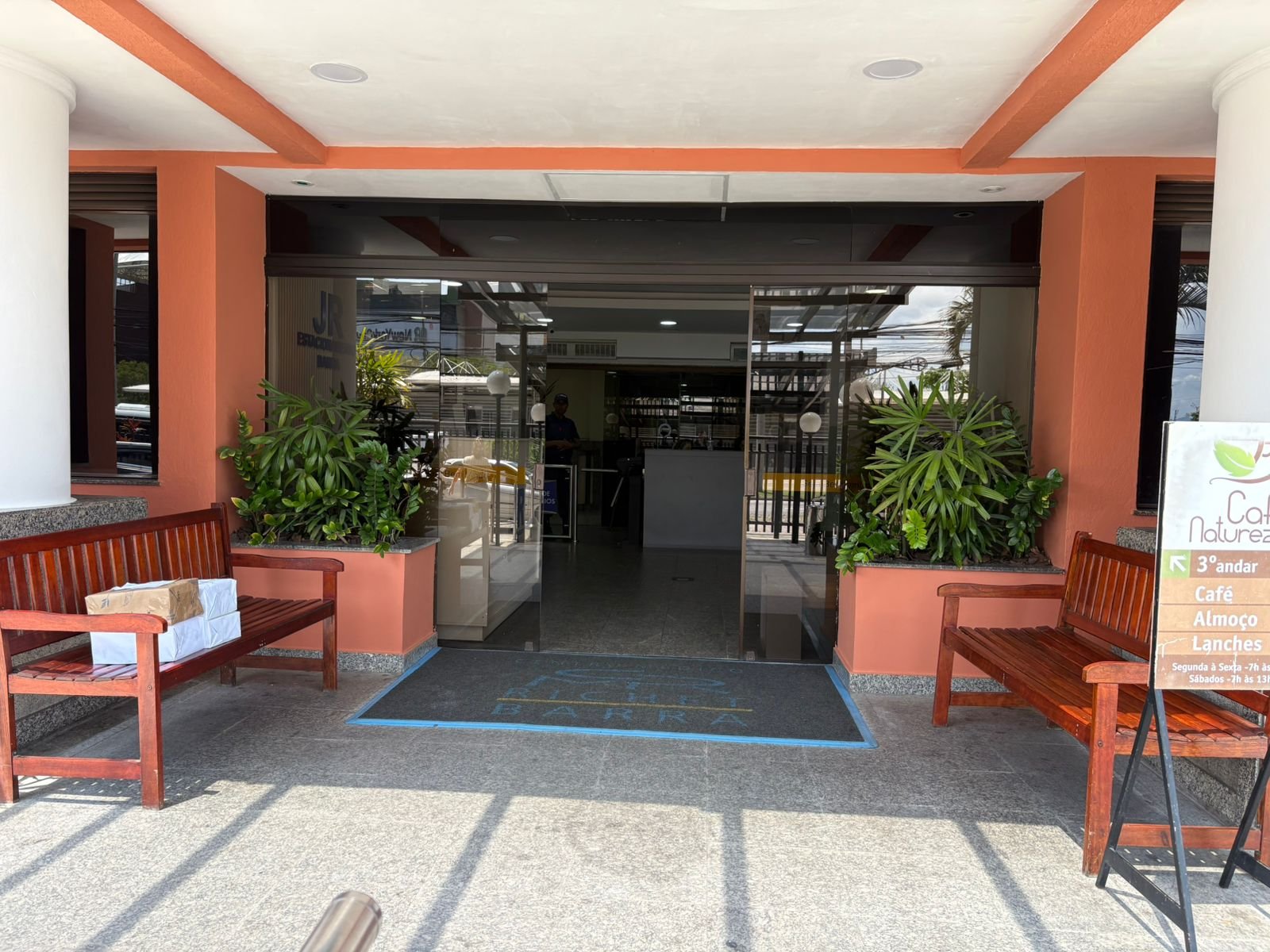 Entrada da unidade